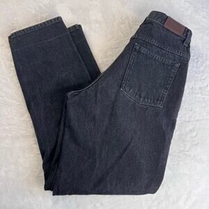 L.L. Bean Double L Vintage Black Women’s Natural Fit Denim Jeans size 8